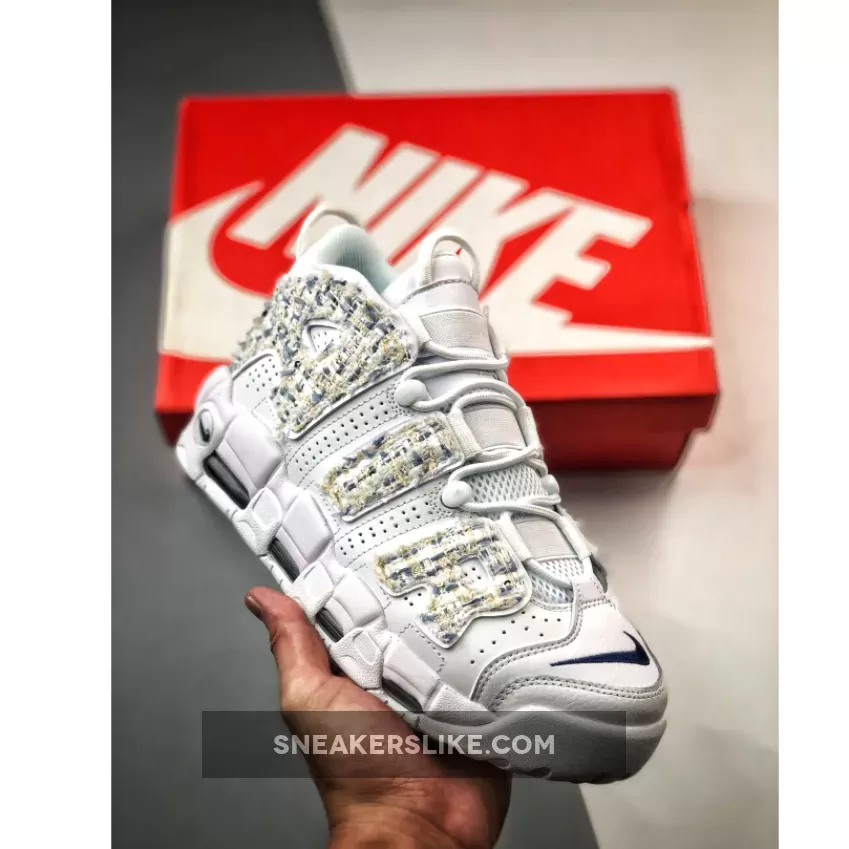 Custom Nike Air More Uptempo Triple White Outlet