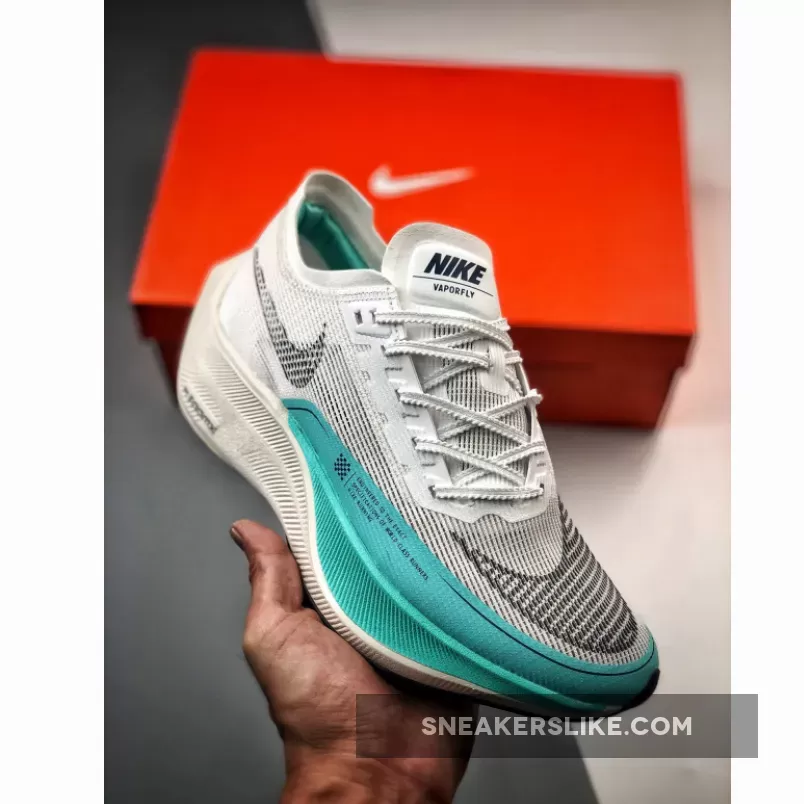 Nike ZoomX Vaporfly Next% 2 'White Aurora Green' / nike vaporfly next 2 aurora green