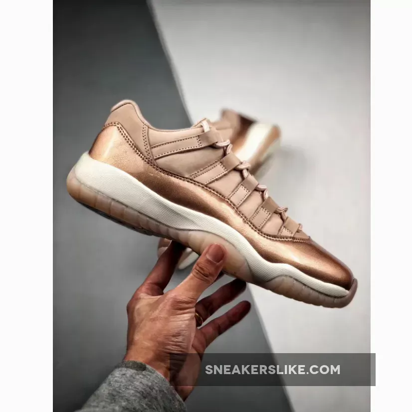 Jordan 11 Rose Gold Womens AH7860-105 / rose gold jordan 11
