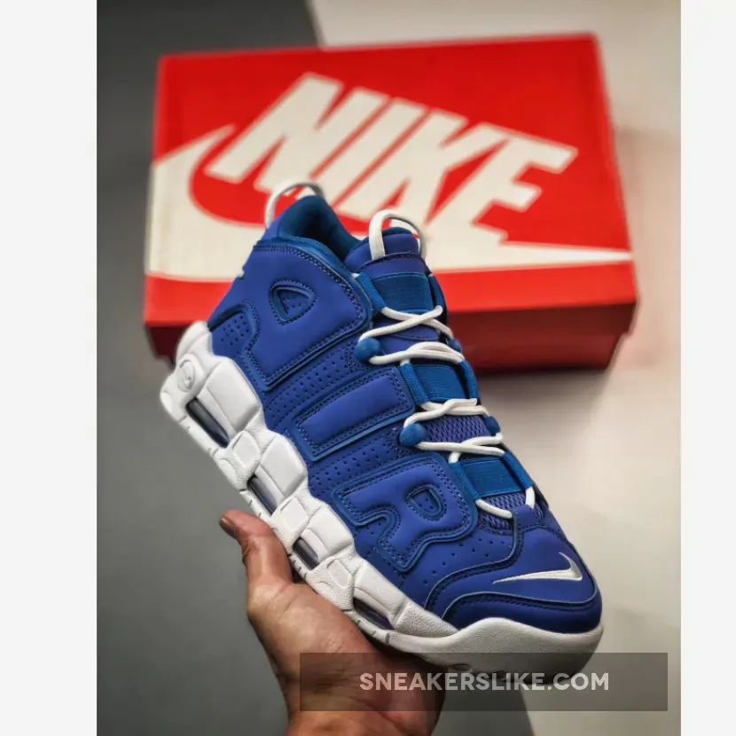 Nike Air More Uptempo Blue/White DM1023-400 Nike Air Uptempo Blue And White