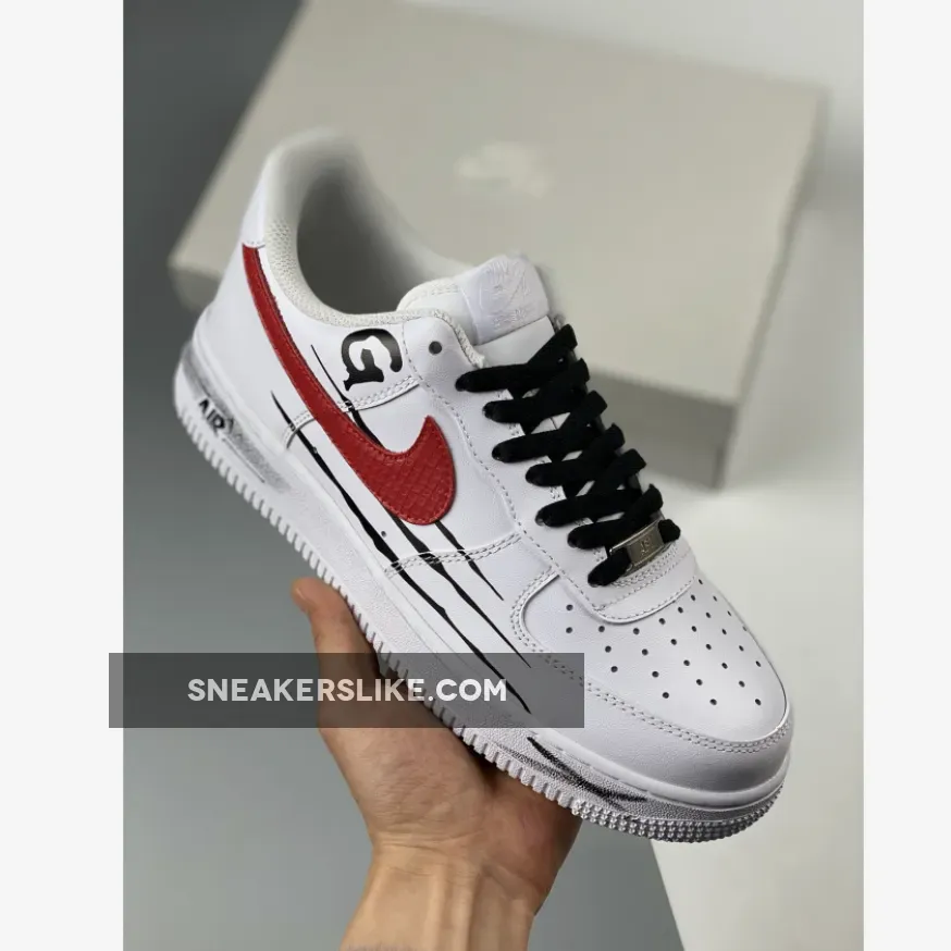 Custom Nike Air Force 1 Low KK White Red 1677403640 New Releases
