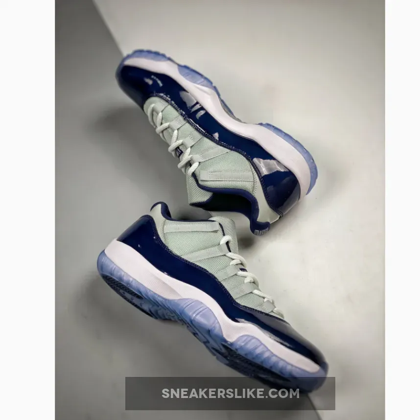 Air Jordan 11 Low 'Georgetown' Grey Mist/White-Midnight Navy / georgetown jordan 11