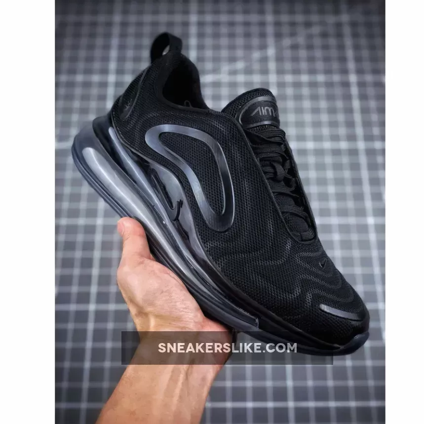 Popular Nike Air Max 720 Triple Black AO2924-007 #a02924 007