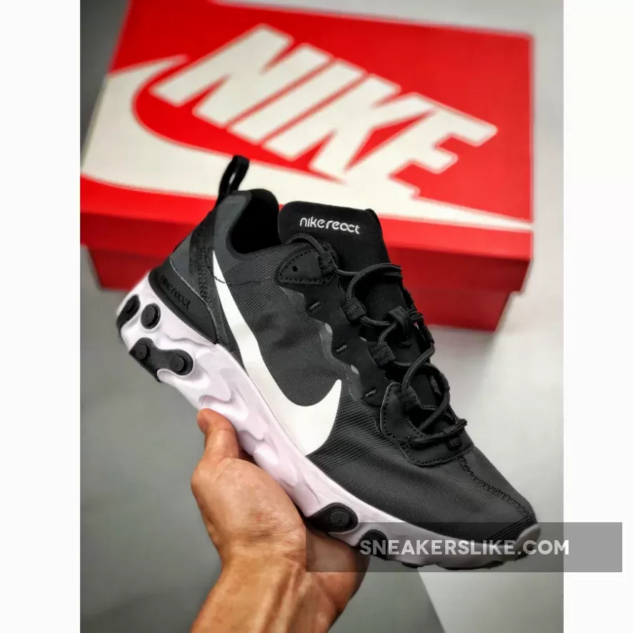 Nike React Element 55 Black White BQ6166-003 Online