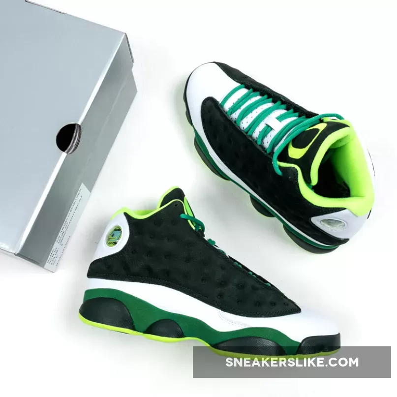 Men's Air Jordan 13 Retro 'Oregon Ducks' PE Kelly Green / oregon jordan 13