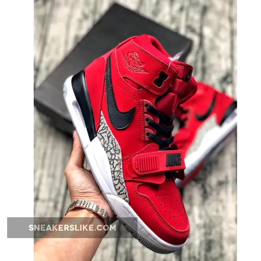 Jordan Legacy 312 Varsity Red/Black-White air jordan legacy 312 varsity red