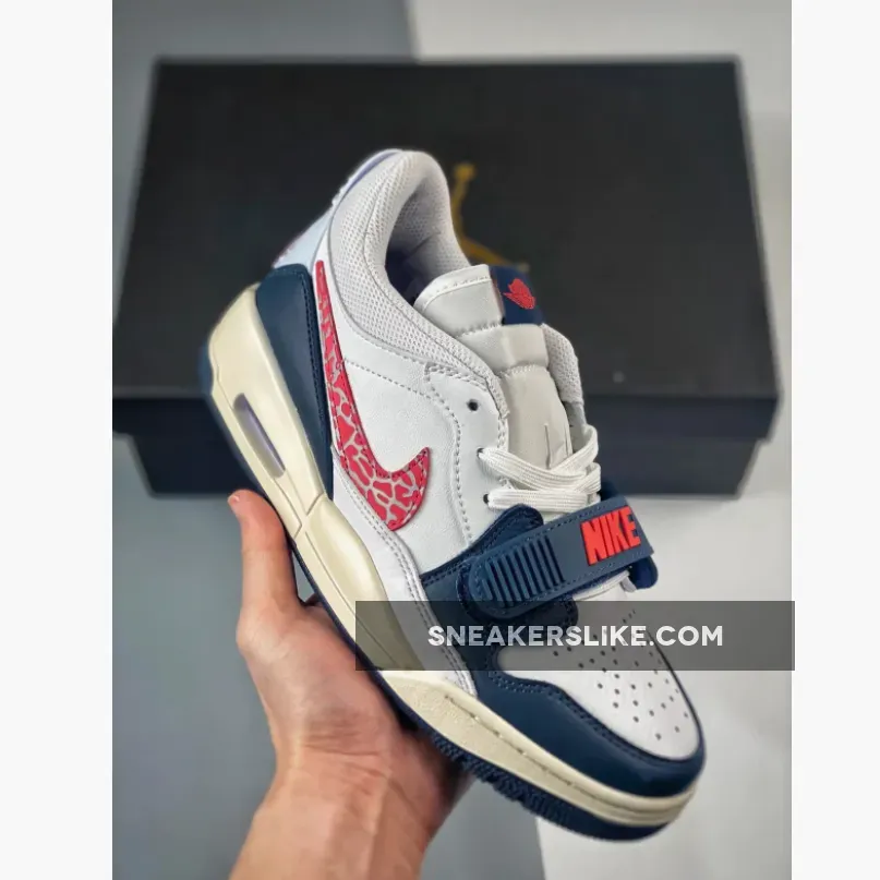 Jordan Legacy 312 Low ‘USA’ White/Pale Ivory/Military Navy