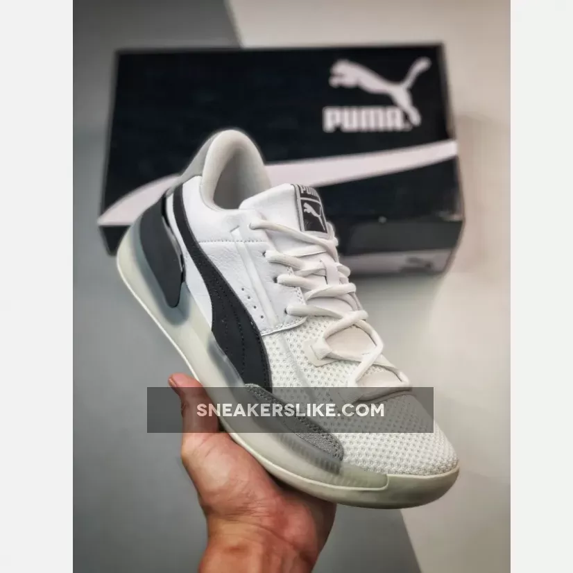Puma Clyde Hardwood White Black Buy Puma Clyde Hardwood