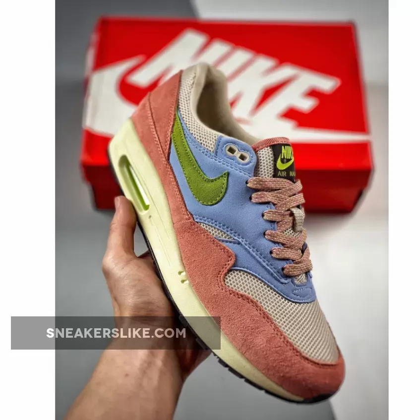 Nike Air Max 1 Light Madder Root/Vivid Green-Rattan Madder Root Air Max 1