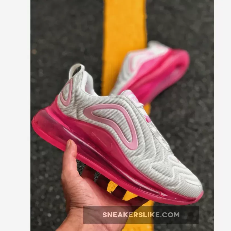 Nike WMNS Air Max 720 White/Pink Rise-Laser Fuchsia Air Max 720 White And Pink