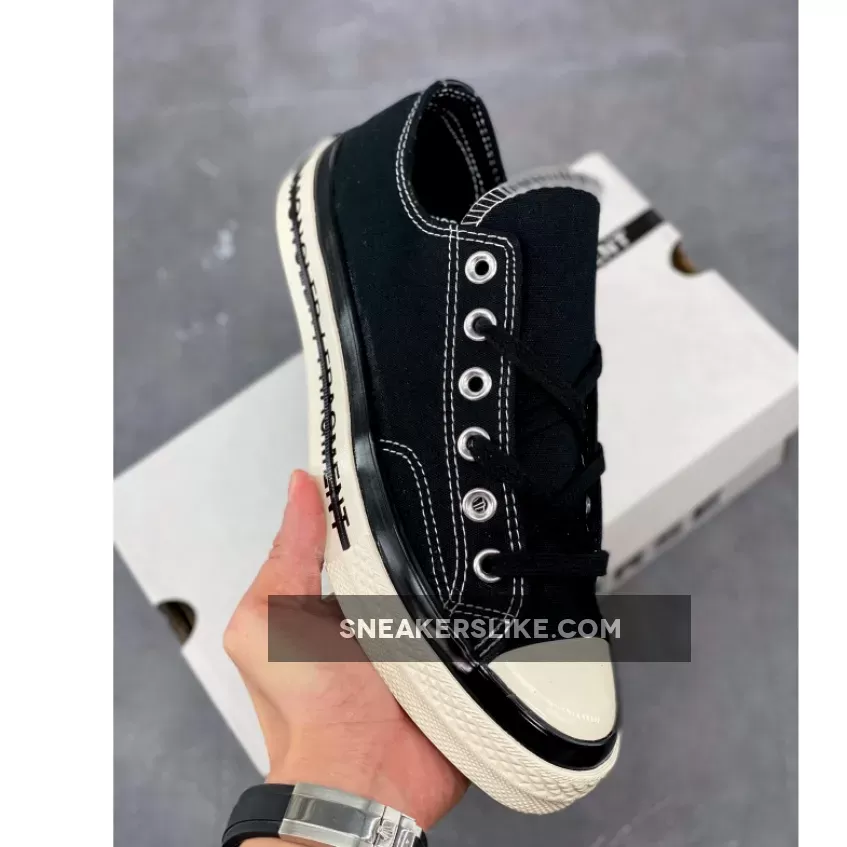 Fragment Design x Moncler x Converse Chuck 70 Black / moncler converse