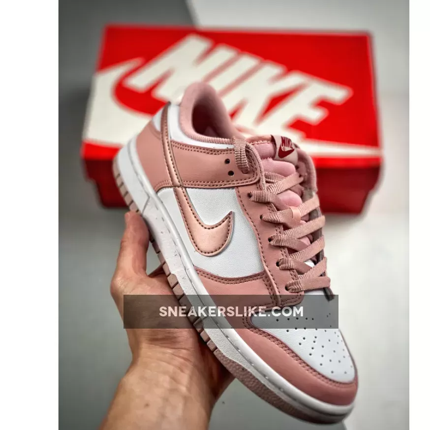 Kids Nike Dunk Low Pink Velvet GS DO6485-600 Nike Dunk Low Gs Pink Velvet