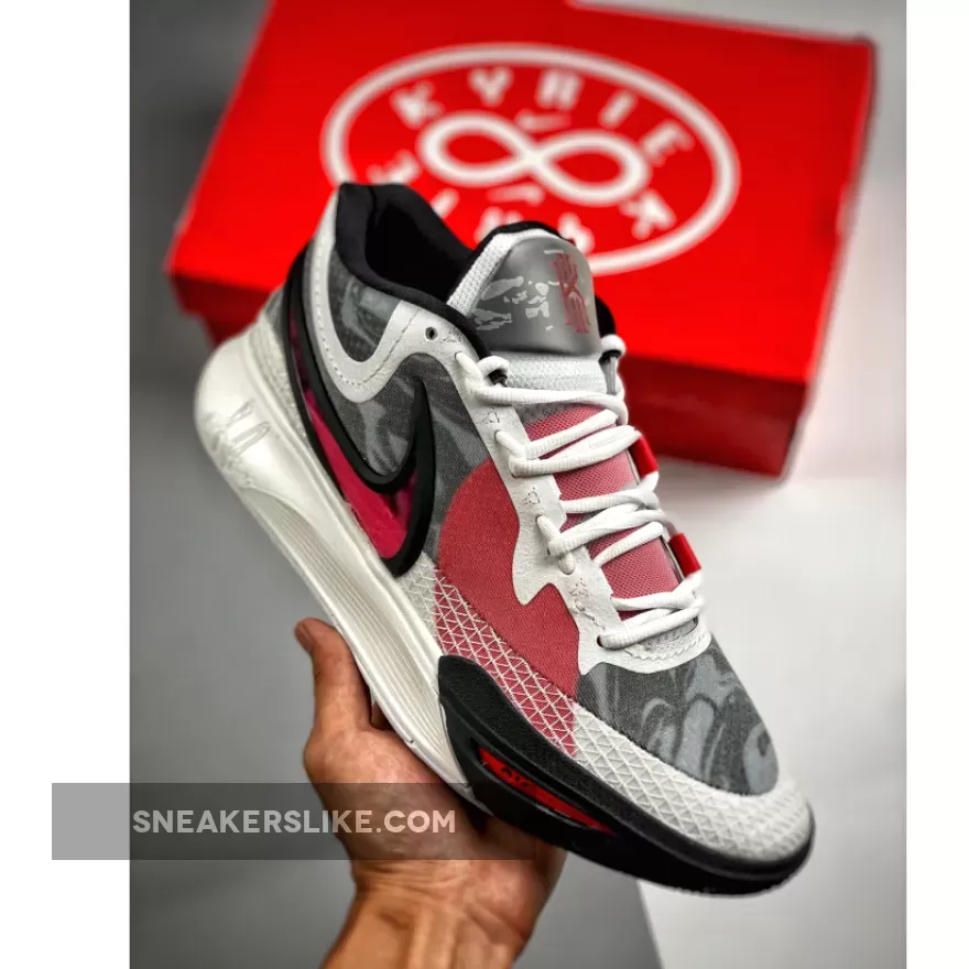Nike Kyrie 8 White/University Red/Black/Wolf Grey - kyrie 8 red