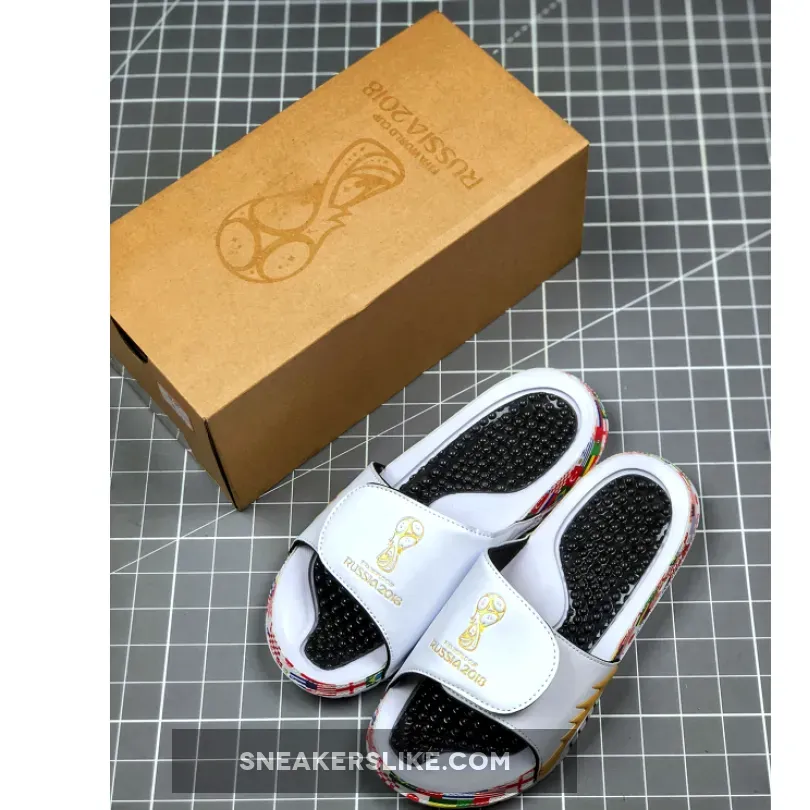 Air Jordan Hydro 5 Sandals 'FIBA' White Gold Black For Sale