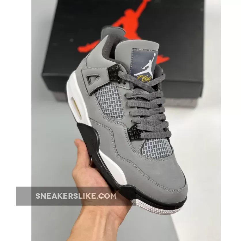 Air Jordan 4 Retro Cool Grey/Chrome-Dark Charcoal AJ4 #air jordan 4 midnight grey