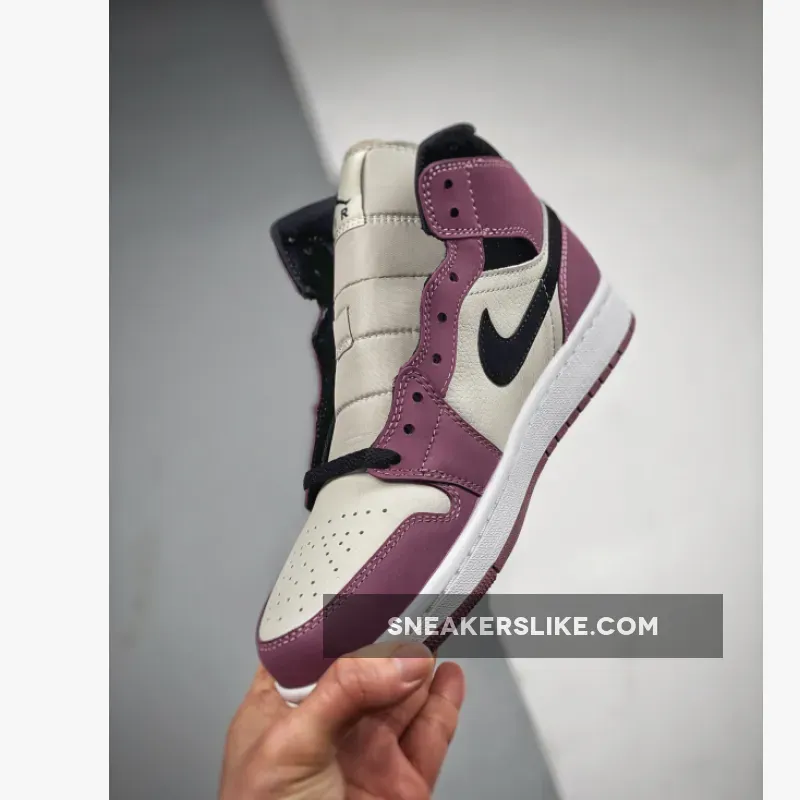 Air Jordan 1 Mid White/Berry Pink-Black DC7267-500