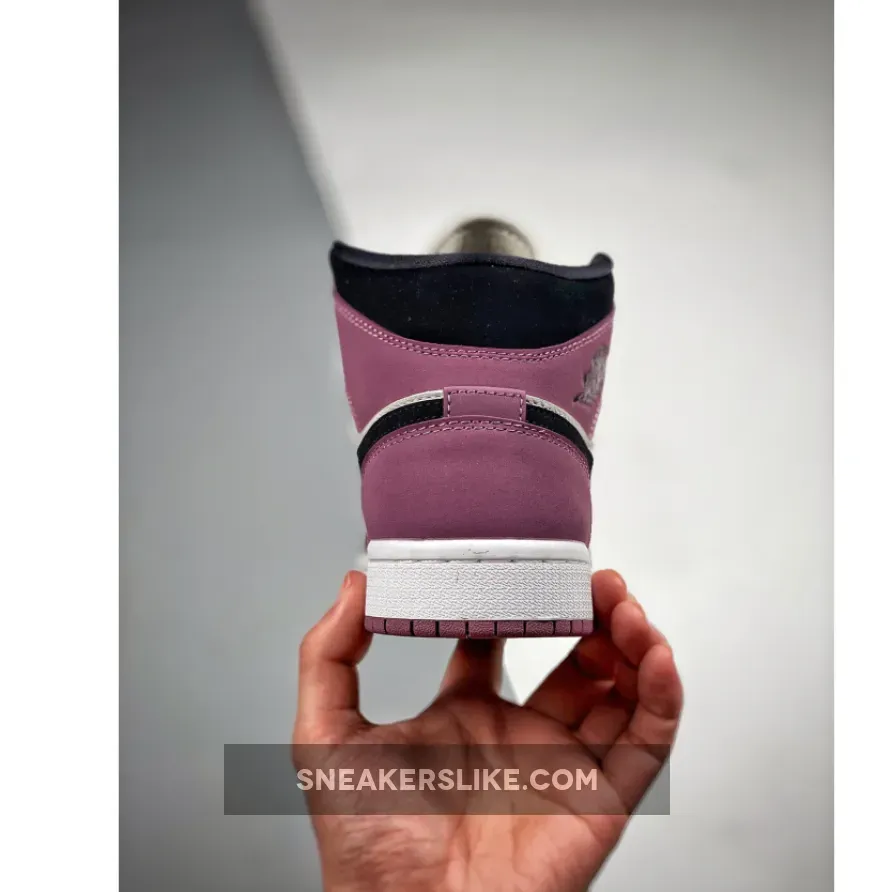 Air Jordan 1 Mid White/Berry Pink-Black DC7267-500