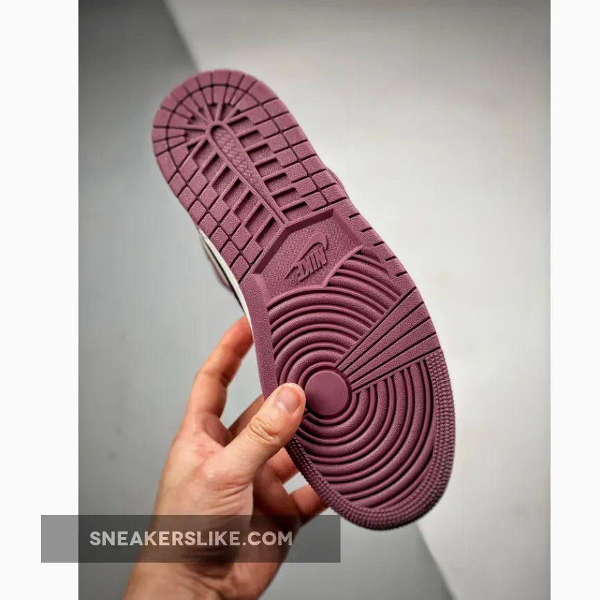 Air Jordan 1 Mid White/Berry Pink-Black DC7267-500