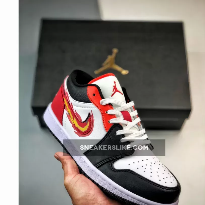 Air Jordan 1 Low 'Flaming Swoosh' FJ7222-101 Restock