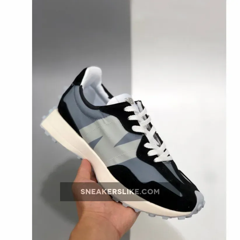 New Balance 327 Black White