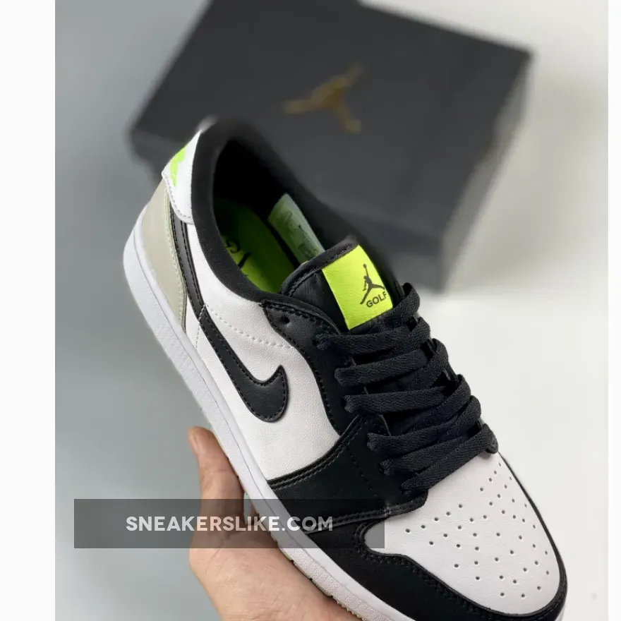 Air Jordan 1 Low Golf White/Phantom/Volt/Black DD9315-108 / jordan low 1 g