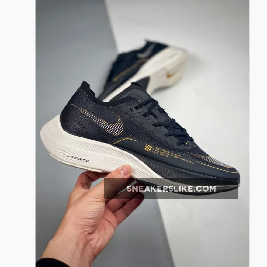 Nike ZoomX VaporFly NEXT% Black Gold Nike Vaporfly 2