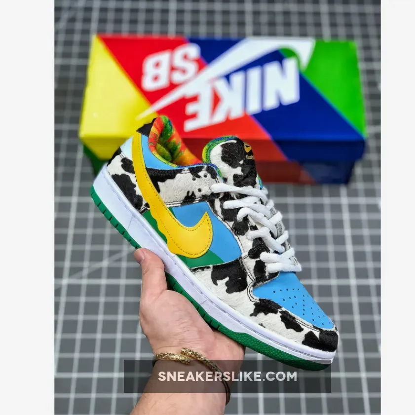 Ben & Jerry's x Nike SB Dunk Low 'Chunky Dunky' CU3244-100 Sb Dunk Ben And Jerry's