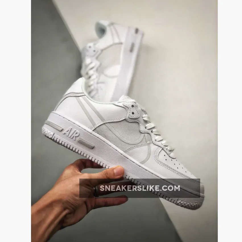 Nike Air Force 1 React D/MS/X in 'White/Pure Platinum' Airforce 1 React