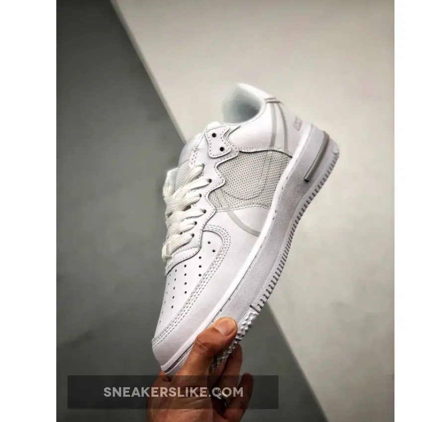 Nike Air Force 1 React D/MS/X in 'White/Pure Platinum' Airforce 1 React