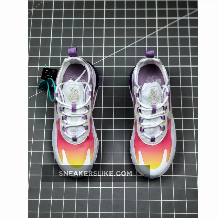 Nike Air Max 270 React 'CNY' Pastel Yellow Pink Purple / air max 270 react pastel