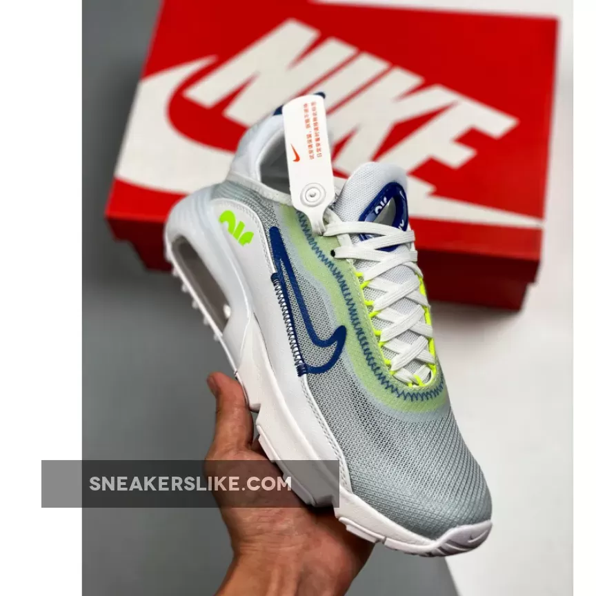 Nike Air Max 2090 Platinum Tint/Blustery-Summit White-Volt - nike air max 2090 triple white