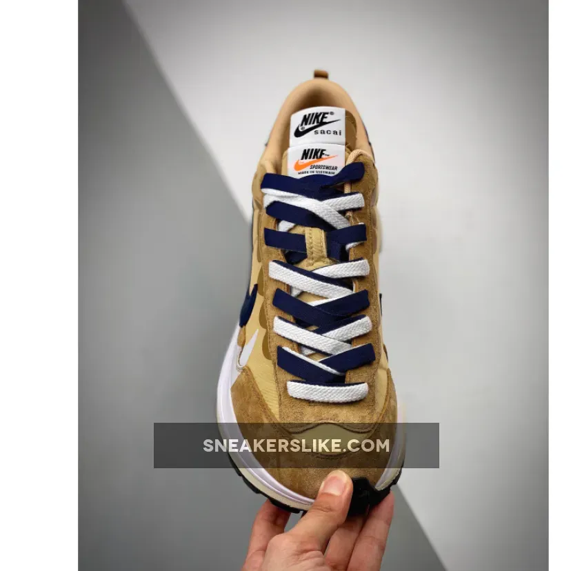 sacai x Nike VaporWaffle 'Sesame Blue Void' DD1875-200 - nike sacai vaporwaffle sesame