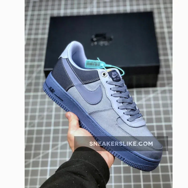 Nike Air Force 1 Premium Ashen Slate/Diffused Blue-Obsidian Air Force 1 Ashen Slate