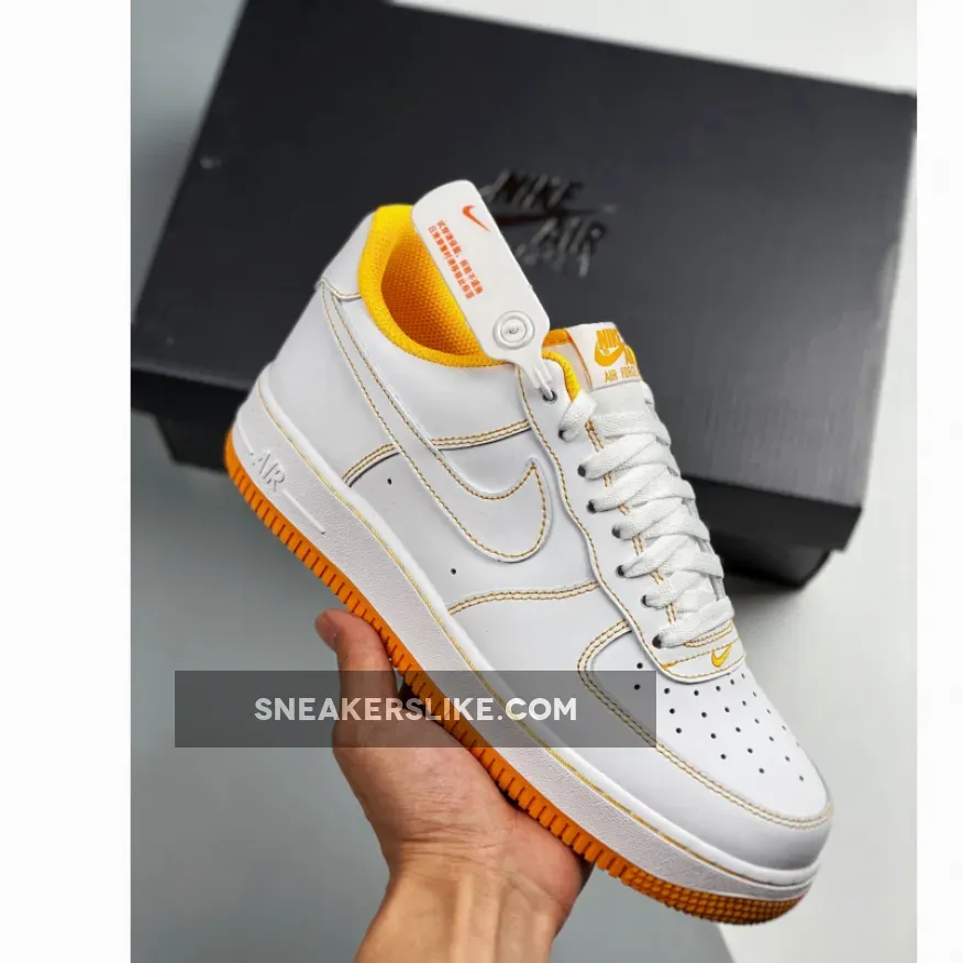 Nike Air Force 1 Low White/White-Laser Orange CV1724-102 Online