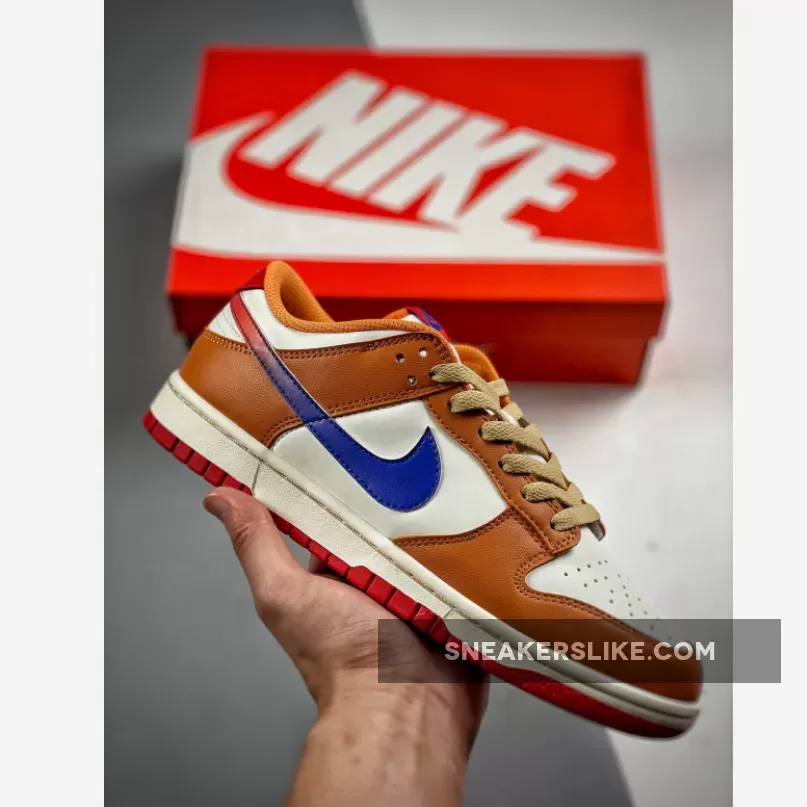 Nike Dunk Low 'New York' Orange Blue Orange And Blue Nikes