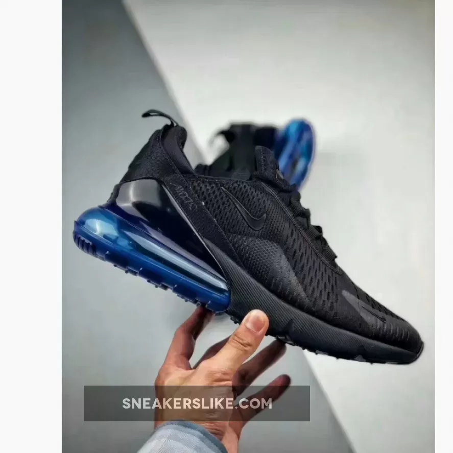 Nike Air Max 270 Photo Blue Black / air max 270 black and blue