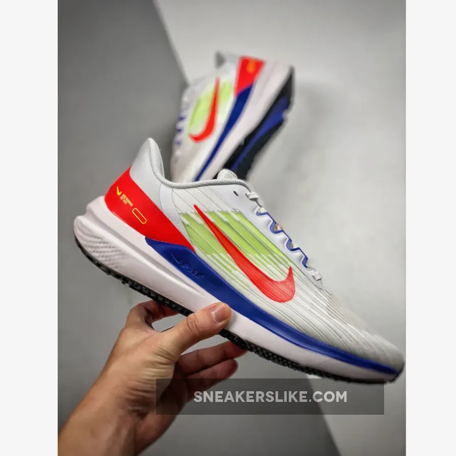 Nike Air Winflo 9 Bright Crimson Racer Blue DX3355-100 Online