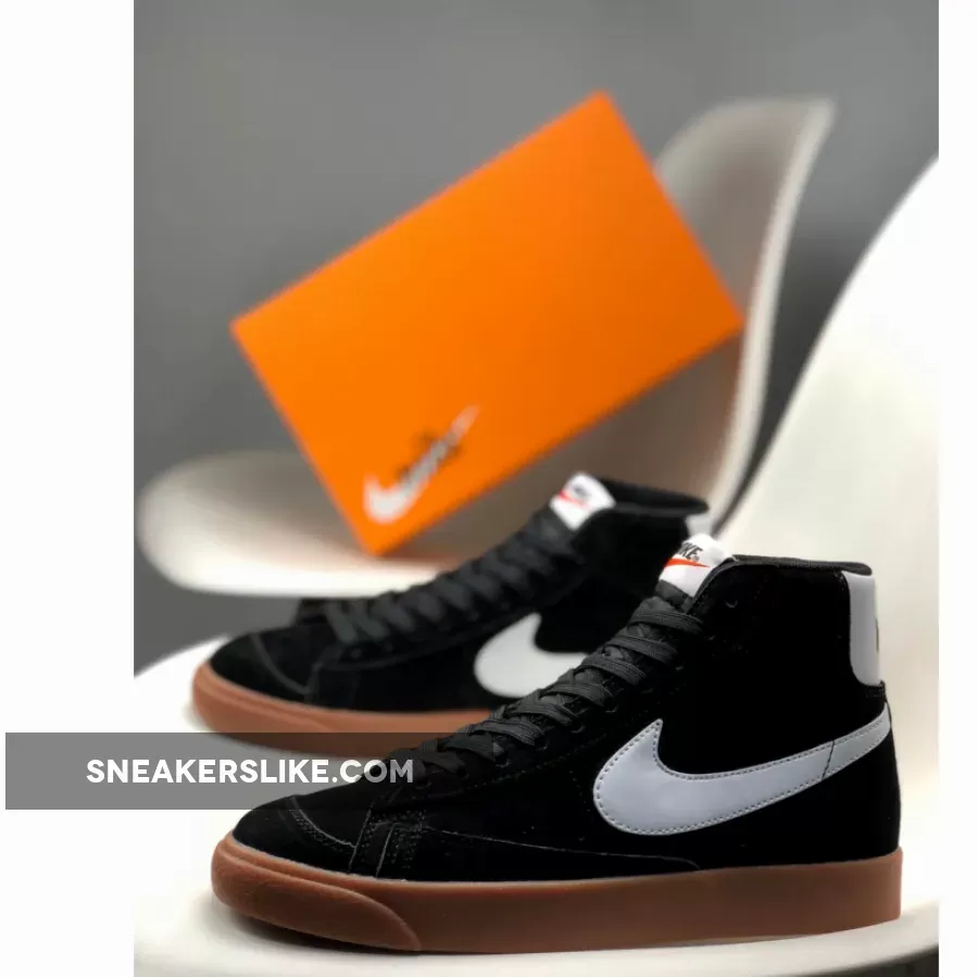 Nike Blazer Mid '77 Vintage Suede 'Black Gum' / wmns blazer mid vintage suede 'black'