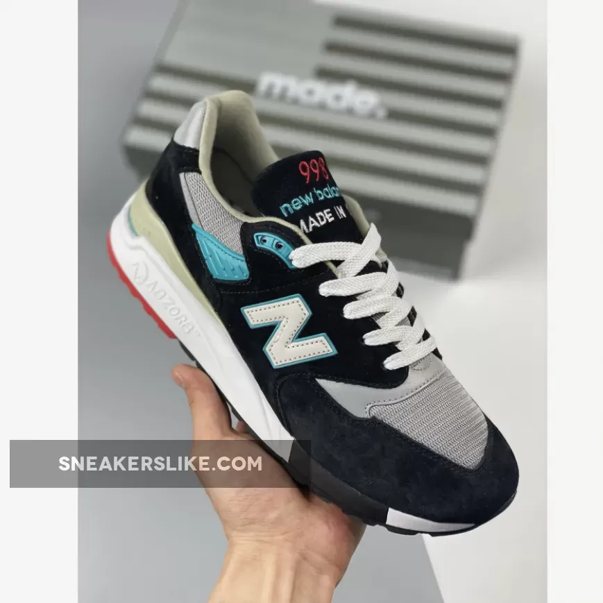 New Balance 998 Connoisseur Rockabilly Black/Grey-Teal M998CBB Brand New