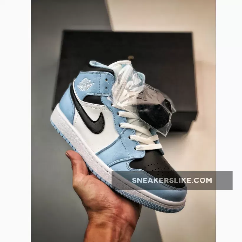 Air Jordan 1 Mid Ice Blue - jordan 1 high ice blue