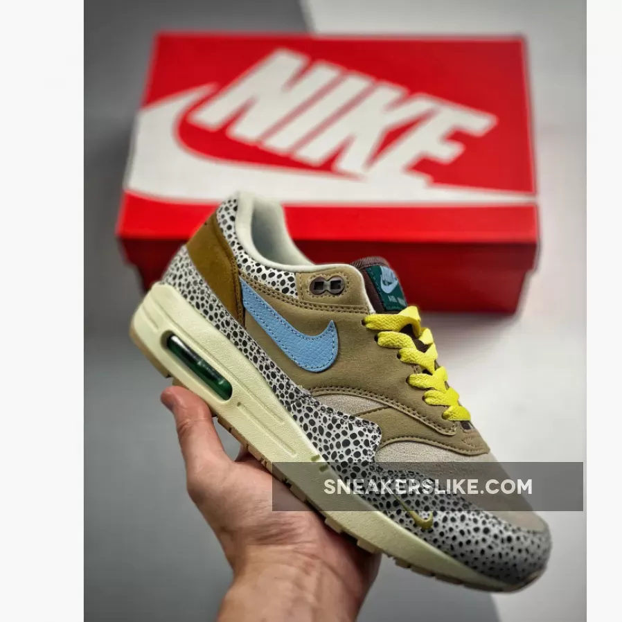 Nike Air Max 1 Cobblestone Worn Blue DV3027-001 safari air max 1