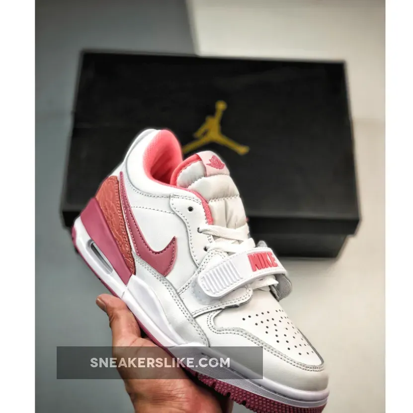 Jordan Legacy 312 Low White/Coral Chalk/Desert Berry nike desert berry
