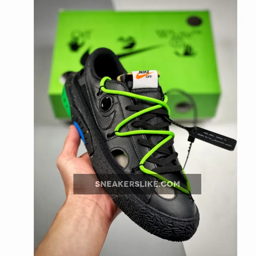 Women Off-White Nike Blazer Low Black DH7863-001 #nike x off-white blazer low sneaker