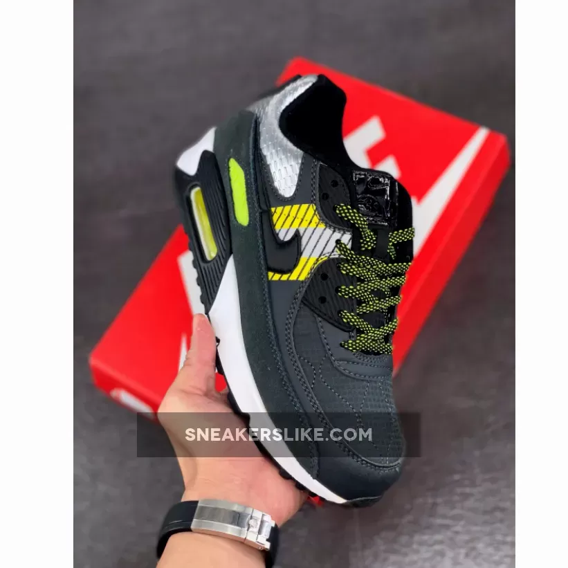 3M x Nike Air Max 90 Anthracite/Volt/Black / nike air max 90 anthracite dark grey