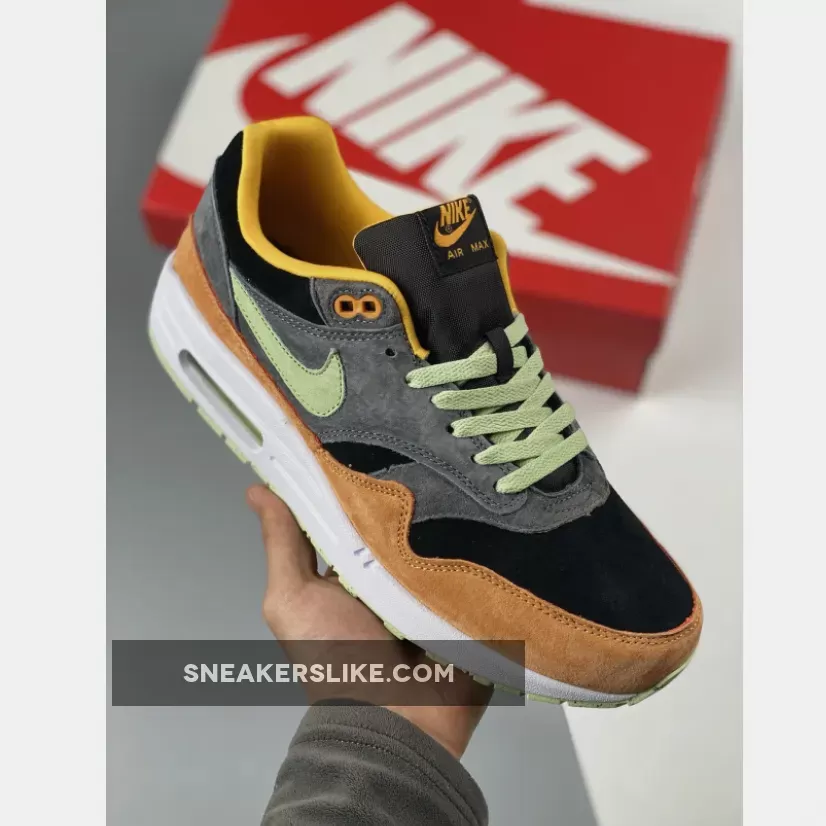 Nike Air Max 1 'Ugly Duckling' Anthracite/Honeydew-Black-Kumquat nike air max honeydew