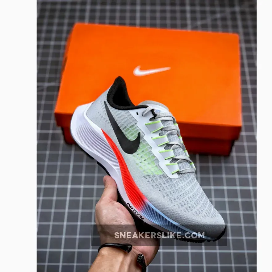 Nike Air Zoom Pegasus 37 Pure Platinum/Laser Crimson-Psychic Blue-Black Pegasus Laser For Sale