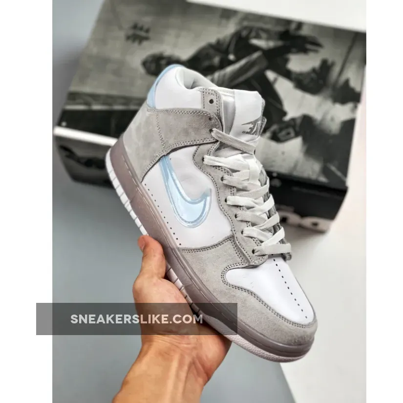 Slam Jam x Nike Dunk High White Platinum DA1639-100 - nike dunk pure platinum