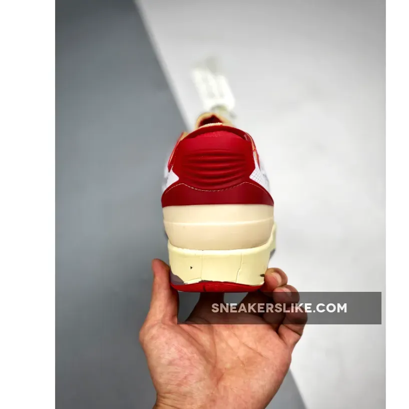 Jordan 2 2023 / Off-White x Air Jordan 2 Low White/Varsity Red-Black