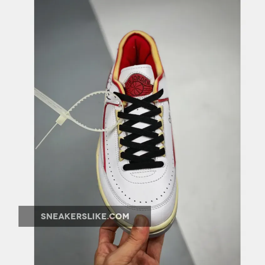 Jordan 2 2023 / Off-White x Air Jordan 2 Low White/Varsity Red-Black