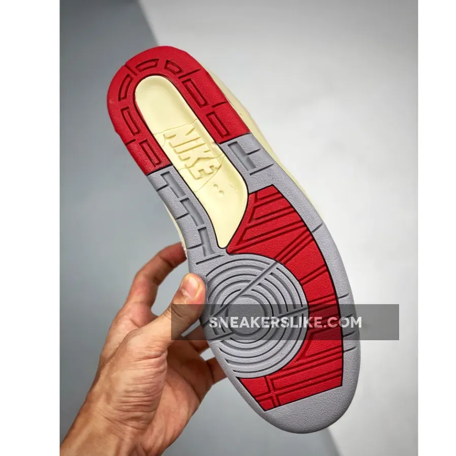 Jordan 2 2023 / Off-White x Air Jordan 2 Low White/Varsity Red-Black